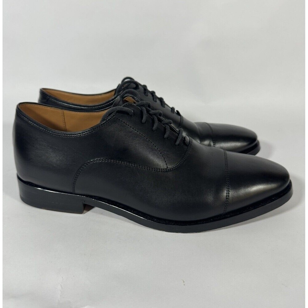 Allen Edmonds "SIENA" Men's Cap-Toe Stitch Oxfords Sz 8 Black USA